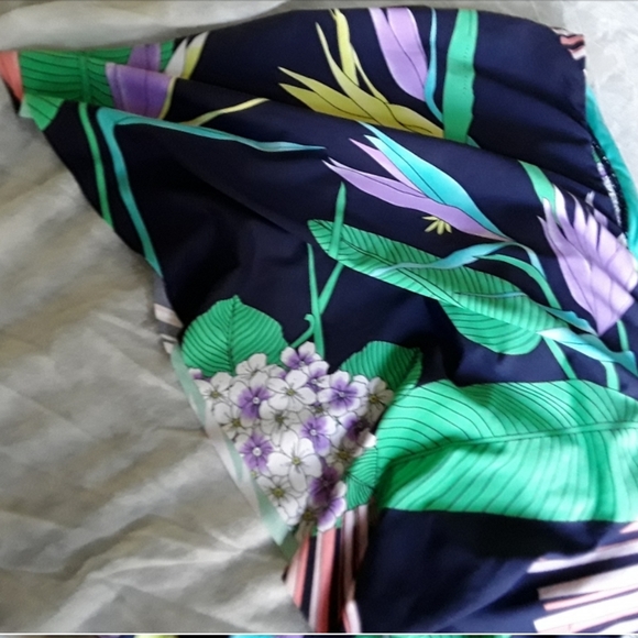 Trina Turk Floral Midnight Harvest Swimsuit - Picture 4 of 16